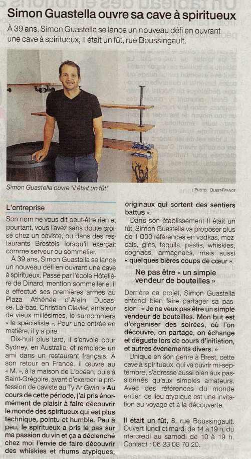 Ouest France le 8 Septembre 2025